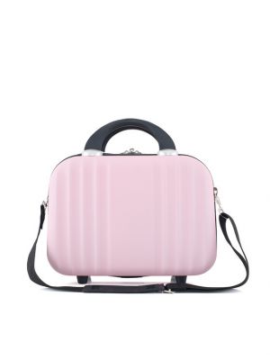 Kozmetička torbica Semi Line ružičasta