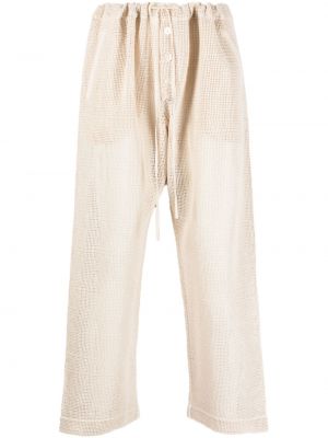 Плетени памучни прав панталон Bode