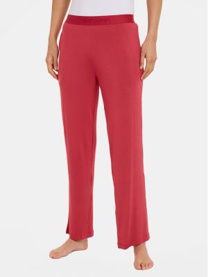Kalhoty relaxed fit Calvin Klein Underwear červené
