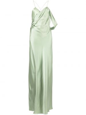Šaty bez rukávů Michelle Mason zelené