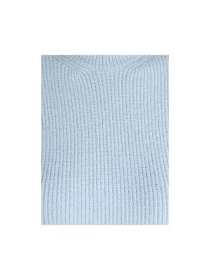Sweter dopasowany z długim rękawem Dsquared2 niebieski