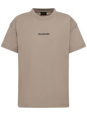Bavlnené priliehavé tričko Balenciaga