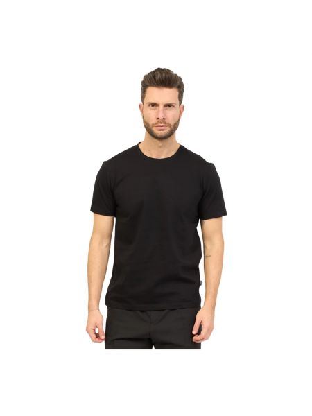 Koszulka slim fit z krótkim rękawem Hugo Boss czarna