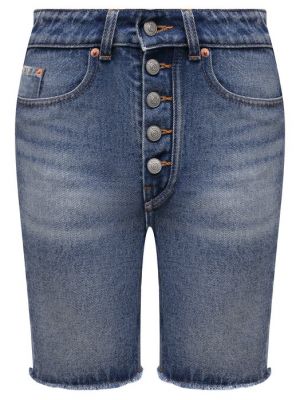 Синие джинсовые шорты Mm6