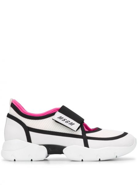 Mesh sneakers Msgm hvit