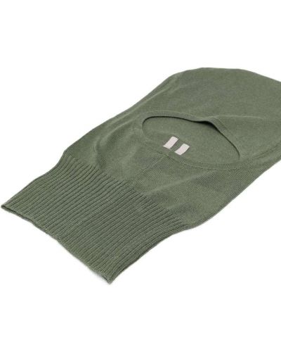Sombrero de cachemir con estampado de cachemira Rick Owens verde