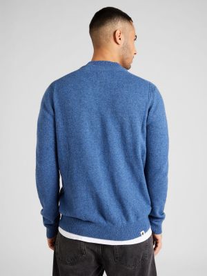 Džemperis ar augstu apkakli Anerkjendt zils