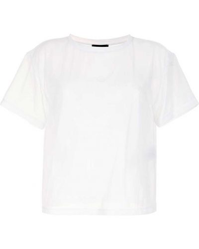 Camiseta de malla Emporio Armani blanco