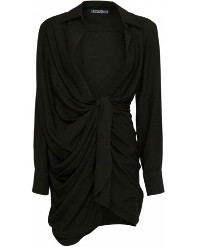 Mini šaty Jacquemus čierna