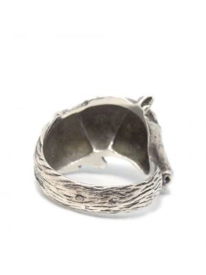 Prsten Hermès stříbrný