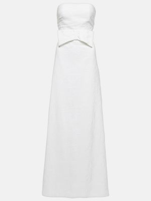 Sukienka długa Max Mara biała