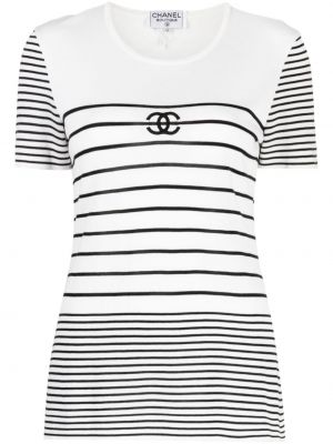 T-shirt a righe Chanel Pre-owned