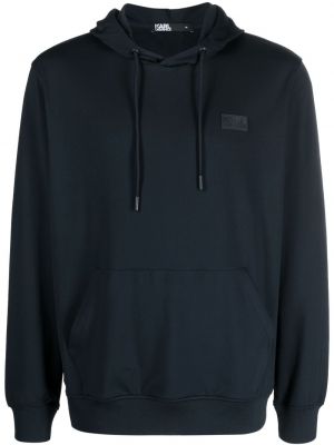 Hoodie Karl Lagerfeld blå