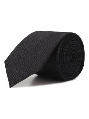 Шелковый галстук Hugo черный