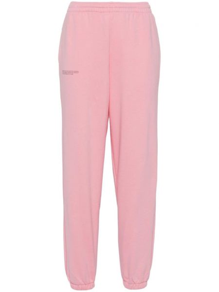 Памучни спортни панталони Pangaia розово