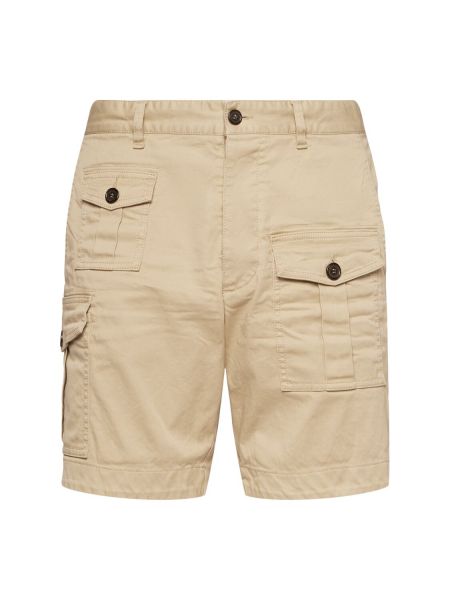 Cargo shorts i bomull Dsquared2 brun