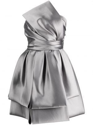 Коктейлна рокля Alberta Ferretti сиво