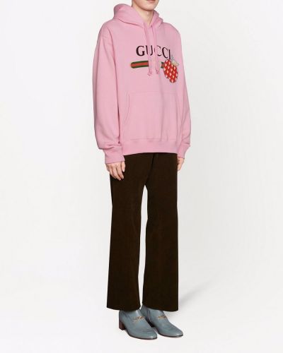 Sudadera con capucha Gucci rosa