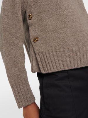 Maglione di lana Bottega Veneta grigio