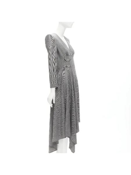 Vestido de lana Alexander Mcqueen Pre-owned gris