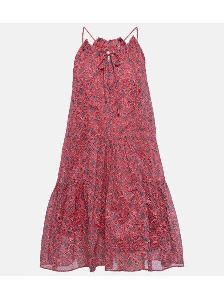 Mini robe en coton à motif étoile Marant étoile rose