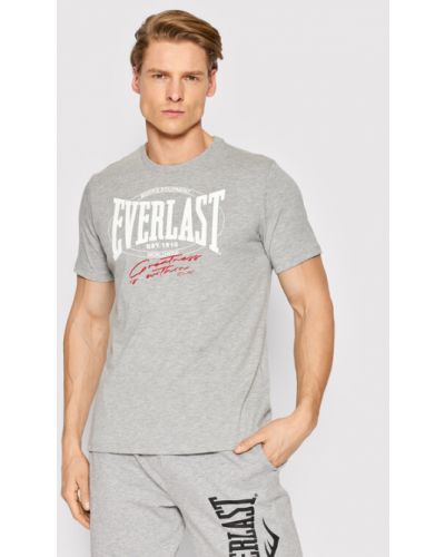 Priliehavé tričko Everlast sivá