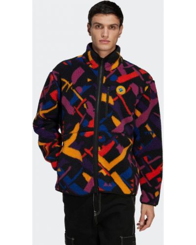 Flīsa jaka ar apdruku Adidas Originals
