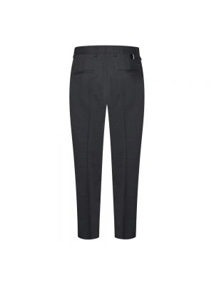 Pantalones de lana slim fit Low Brand gris