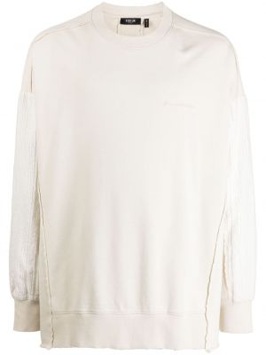 Distressed sweatshirt aus baumwoll Five Cm weiß