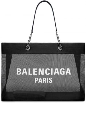 Τσάντα shopper από διχτυωτό Balenciaga