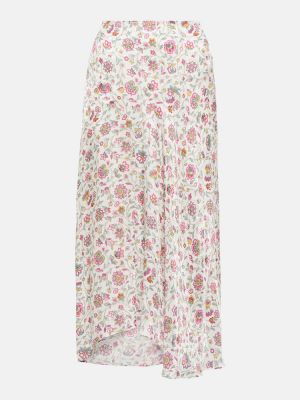 Kvetinová midi sukňa Isabel Marant