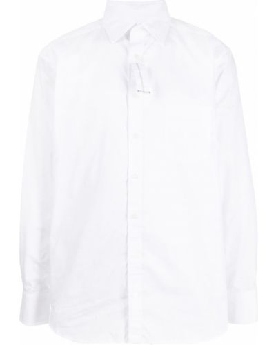Пухена relaxed риза с копчета Kolor бяло