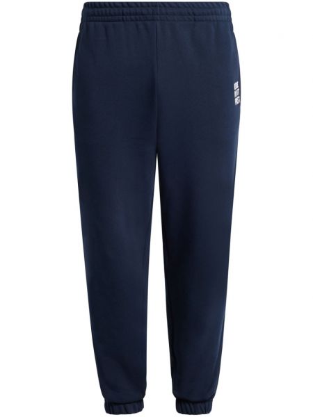 Sportovní kalhoty s výšivkou Lacoste modré