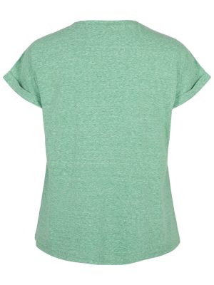 Majica s melange uzorkom Zizzi zelena