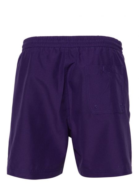 Shorts brodeés Carhartt Wip violet