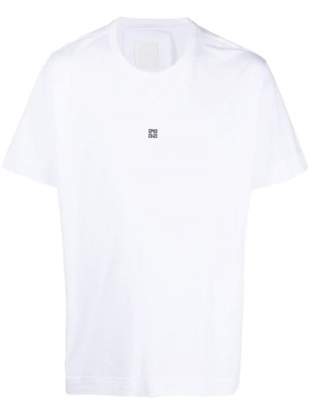 Hímzett póló Givenchy fehér