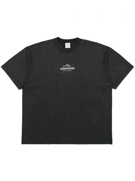 T-shirt Vetements sort