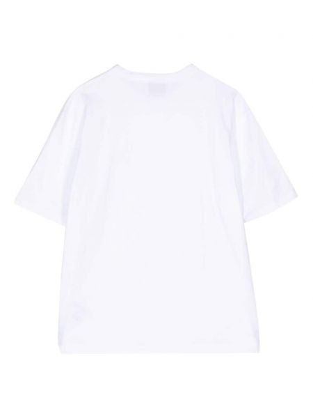 T-shirt en coton à imprimé Ps Paul Smith blanc