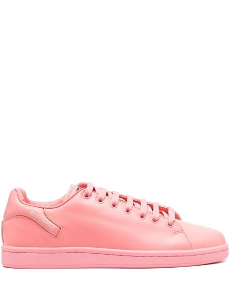 Sneakers nyomtatás Raf Simons rózsaszín