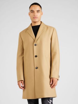 Cappotto invernale di lana Hugo beige