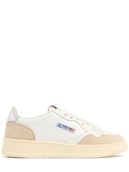 Semsket skinn sneakers Autry