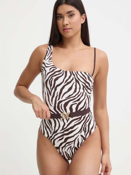 Jednodijelni kupaći kostim Max Mara Beachwear smeđa