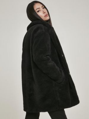 Oversized kabát Uc Ladies čierna