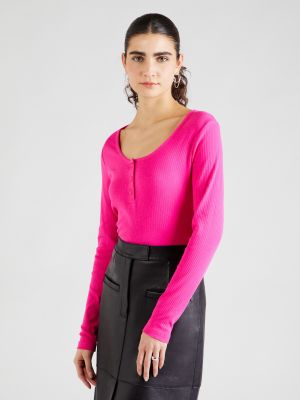 Tricou cu mânecă lungă Vila roz