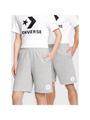 Pantaloni scurți de sport Converse gri