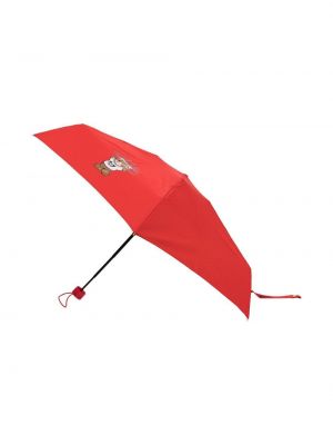Parapluie à imprimé Moschino rouge