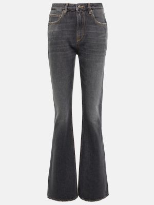 Blugi drepți din bumbac din denim Golden Goose