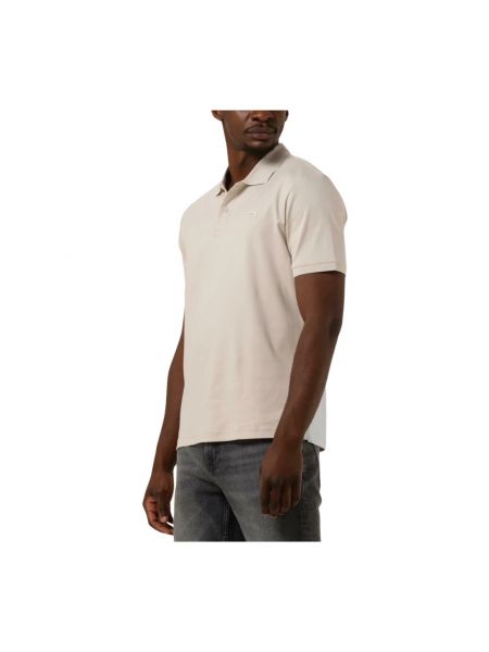 Slim fit t-shirt aus baumwoll Calvin Klein beige