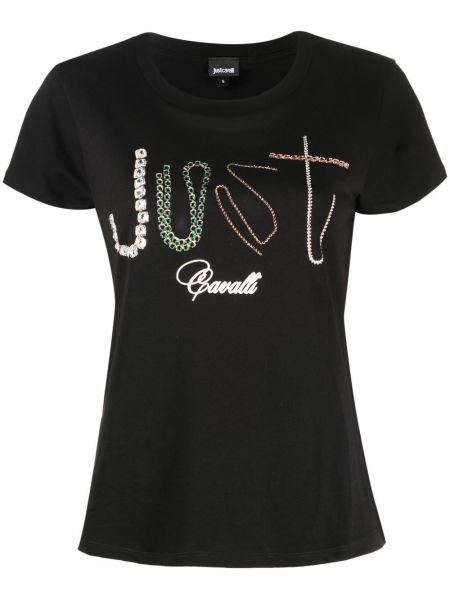 T-shirt Just Cavalli svart