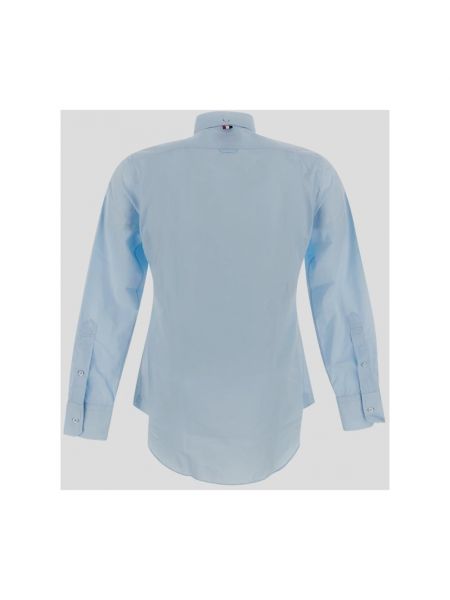 Camisa de algodón Thom Browne azul
